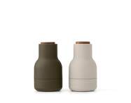 Mlynčeky na soľ a čierne korenie Bottle Small set 2ks, hunting green/beige