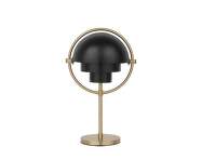 Prenosná stolná lampa Multi-Lite, black semi matt / brass