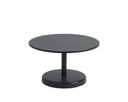 Stolík Linear Steel Coffee Table Ø70, black