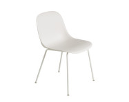 Stolička Fiber Side Chair, tube base, natural white