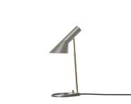 Stolná lampa AJ Mini, warm grey/brass