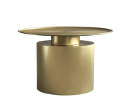 Konferenčný stolík Pillar Low, brass