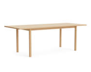 Stôl Annex Overhang 220x90, lacquered oak