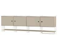 Policová zostava String Kitchen K, beige