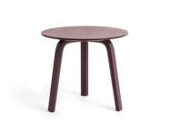 Stolík Bella Coffee Table Ø45x39, dark bordeaux