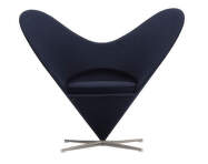 Kreslo Heart Cone Chair, Hola dark blue