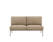 Pohovka Settle Sofa 2-Seater bez podrúčiek, Ribbed Weave 5/taupe
