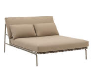 Lehátko Settle Lounge Bed bez podrúčiek, Ribbed Weave 5/taupe