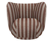 Lounge Chair Rico, Louisiana sand / chocolate