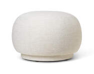 Pouf Rico, Bouclé off-white