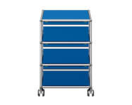 Zásuvkový kontajner na kolieskach USM Haller M26, gentian blue