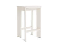 Barová stolička Chisel 30 H65, cream white lacquered beech