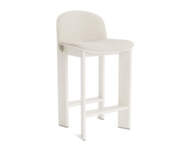Barová stolička Chisel 35 H65, cream white lacquered beech / Mode 11