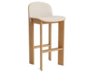 Barová stolička Chisel 35 H75, oiled oak / Hallingdal 200