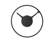 Time Clock, 30 cm, black