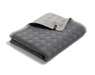 Prikrývka Mega Dot 195x245, dark grey