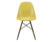 Stolička Eames Fiberglass DSW, ochre light/dark maple