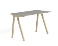 Stôl Copenhague CPH 90, water-based lacquered oak/grey linoleum