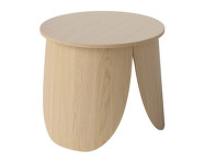 Konferenčný stolík Peyote small, white pigmented lacquered oak