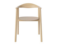 Jedálenská stolička Swing, white pigmented oak