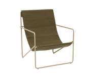 Kreslo Desert Lounge Chair, cashmere/olive