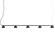 Závesná lampa Blush rail 5, matt black