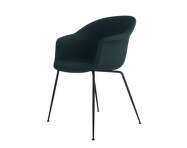 Stolička Bat Dining Chair, black matt/dark green