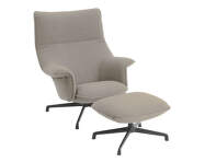 Kreslo Doze Lounge Chair & Ottoman, Hearth 6 / anthracite black