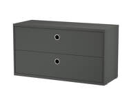 Komoda String Chest With Drawers 78 x 30, dark grey