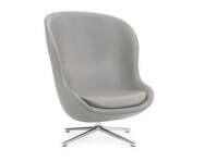 Otočné kreslo Hyg High Swivel, smoke/aluminium