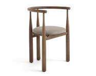 Stolička Bukowski, walnut/Linara 342