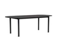 Stôl Annex Oblong 220x95, black oak/dark grey
