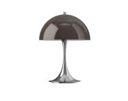 Prenosná lampa Panthella 250, chrome original opal brown
