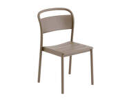 Stolička Linear Steel Side Chair, taupe