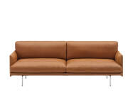 Trojmiestna pohovka Outline Soft, cognac