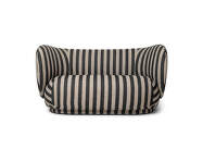 Sofa Rico 2 Louisiana, sand/black