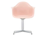 Stolička Eames DAL, pale rose / polished aluminum