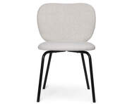 Jedálenská stolička Rico Side Chair, Soft Bouclé off-white / black