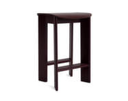 Barová stolička Chisel 30 H65, dark bordeaux lacquered beech