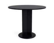 Stôl Chisel 29 Round Ø90, black lacquered oak
