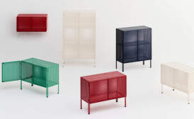 Skrinky Perforated Cabinet od HAY