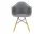 Stolička Eames DAW, granite grey