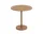 Stolík Linear Steel Café Table Ø70, burnt orange