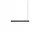Závesné svietidlo Linear 87,2 cm, black