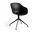 Stolička AAC 220 Black Powder Coated Alu Swivel, black