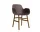Stolička Form s podpierkami rúk Walnut, brown