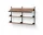 Policová zostava Office Shelf, walnut/black