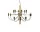 Luster 2097/18 Frosted Bulbs, brass