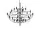 Luster 2097/30 Clear Bulbs, chrome