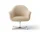 Kreslo Harbour Lounge Chair Swivel, polished aluminium/Baena 15